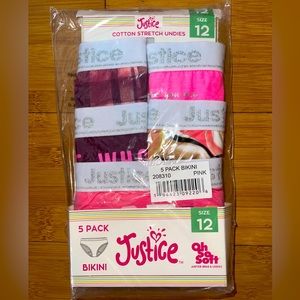 Girls justice underwear ‼️‼️❤️😍